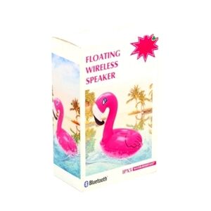 Pink Flamingo Floating Wireless Speaker Bluetooth NIB IPX5 water-resistant